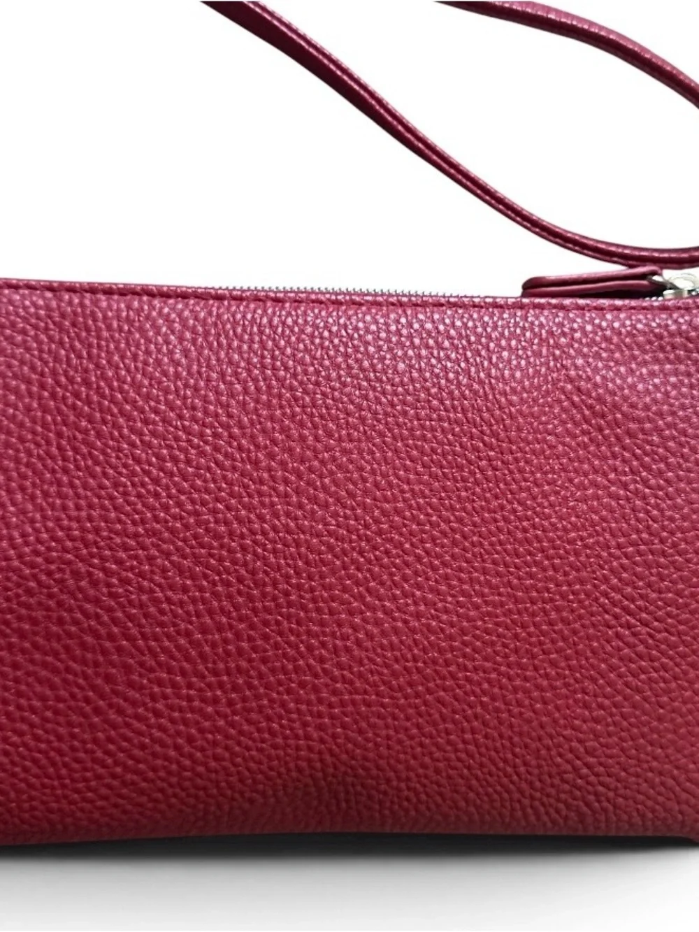 STONE MOUNTAIN | Pebbled Leather Convertible Crossbody & Clutch Handbag NWOT
